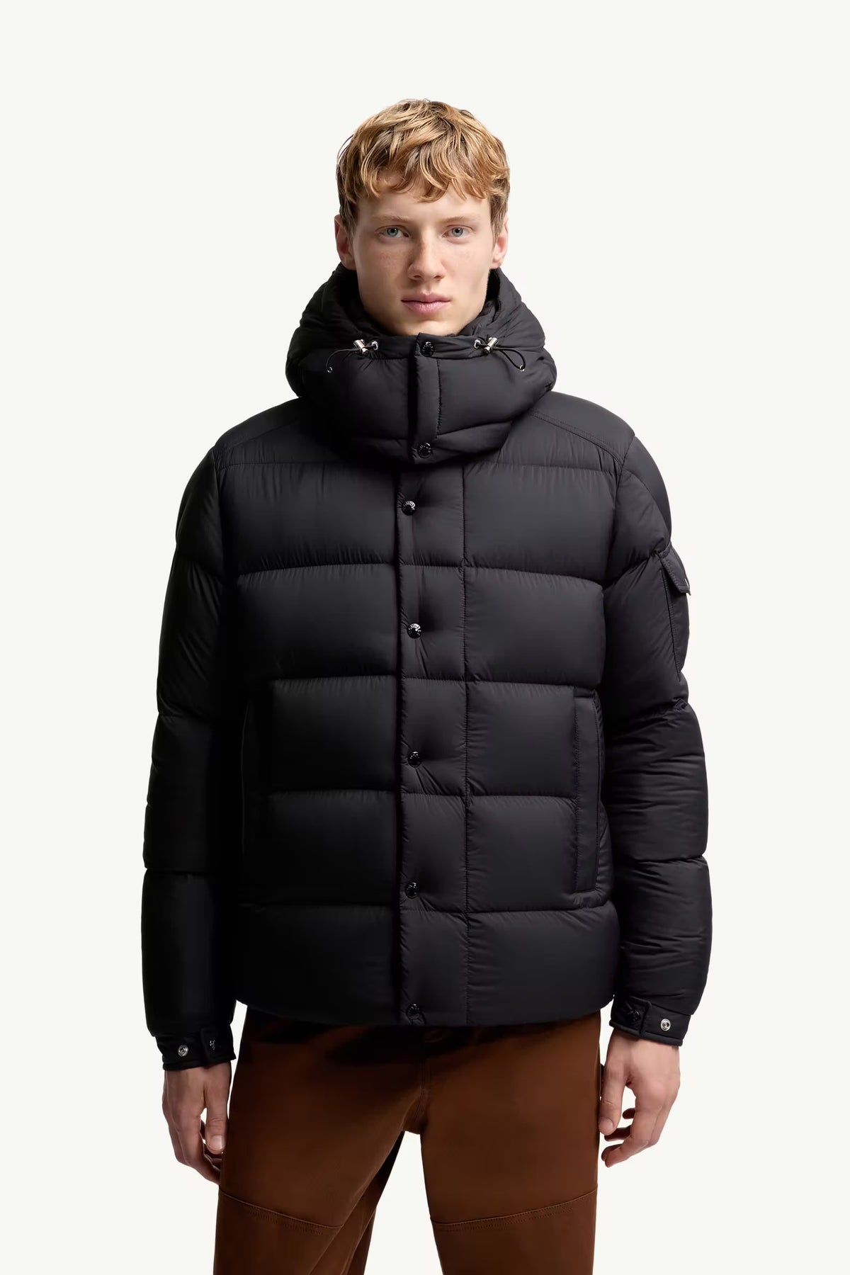 Moncler Maya 70 Hooded Short Down Jacket Mens