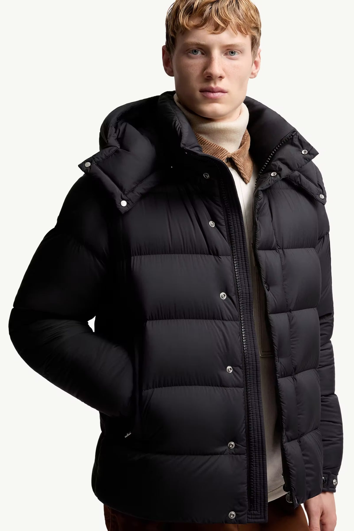Moncler Maya 70 Hooded Short Down Jacket Mens