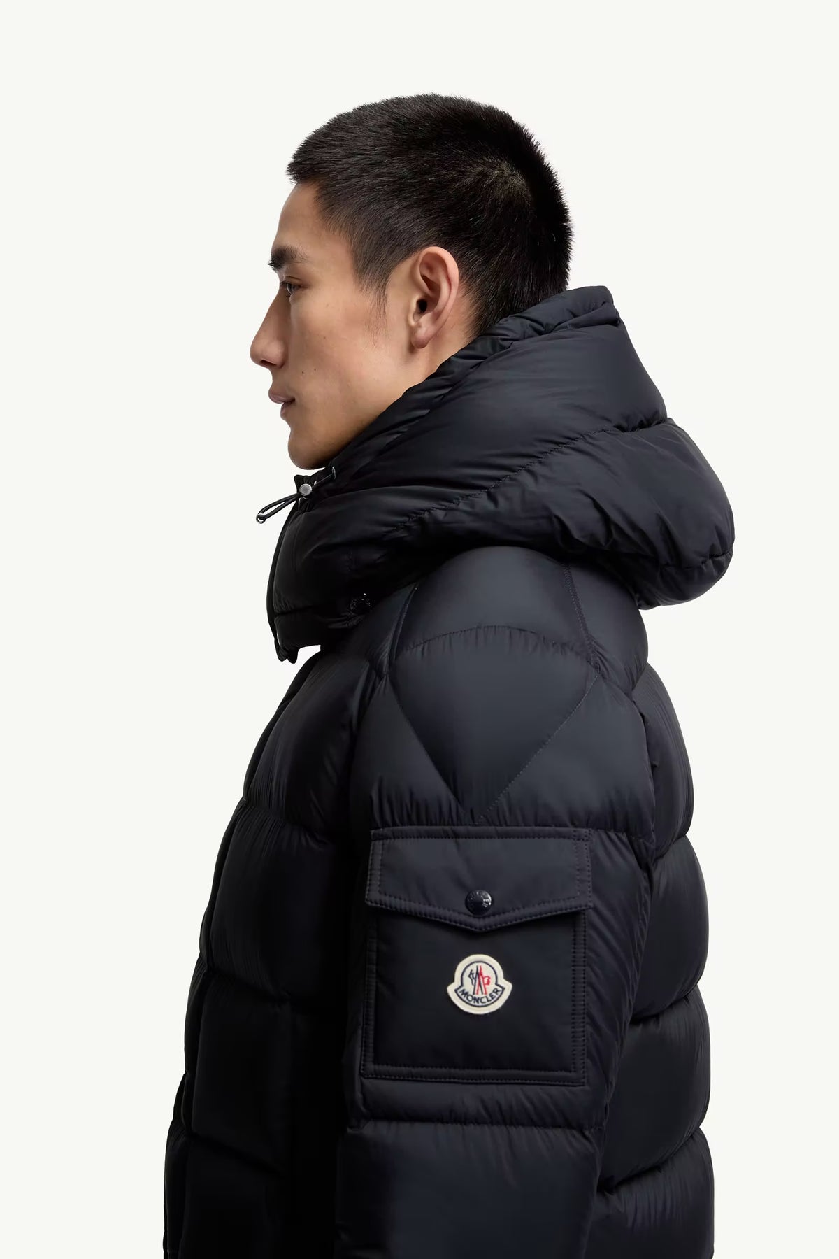 Moncler Maya 70 Hooded Short Down Jacket Mens