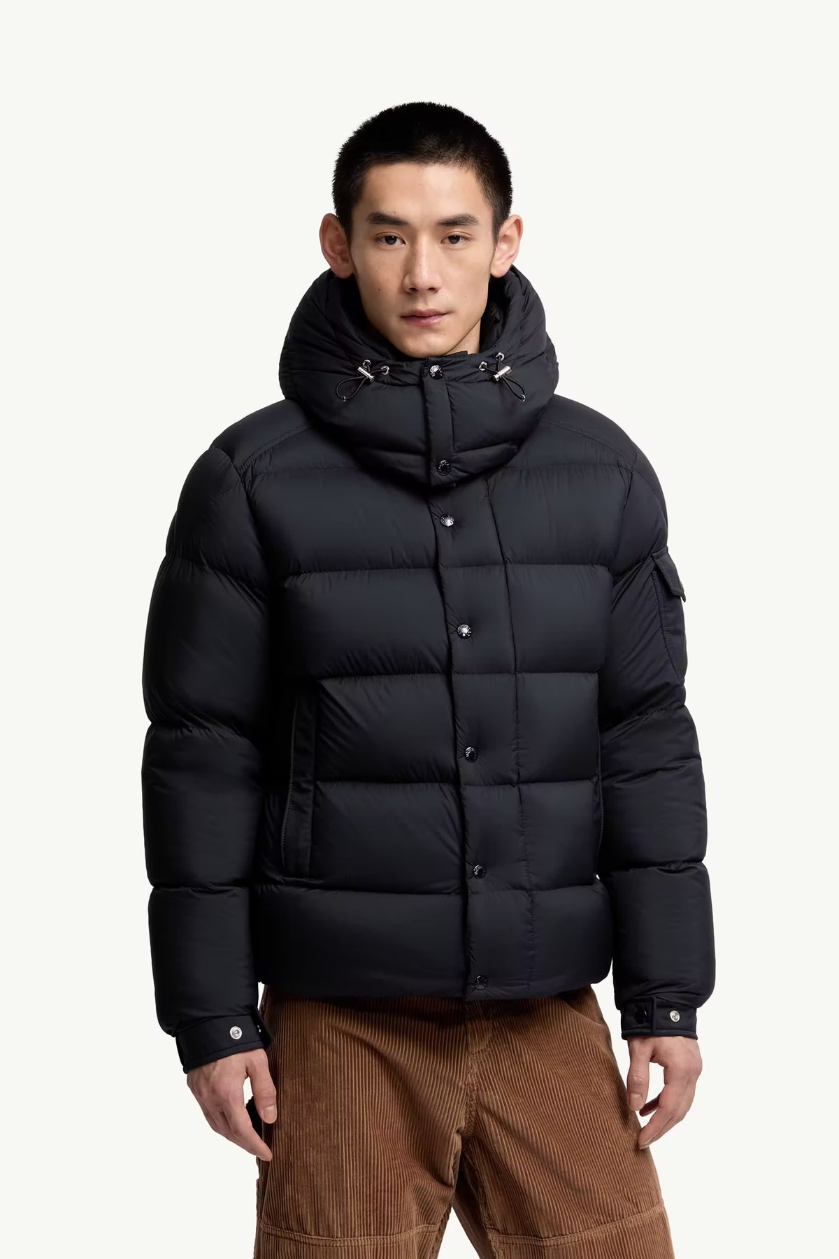 Moncler Maya 70 Hooded Short Down Jacket Mens