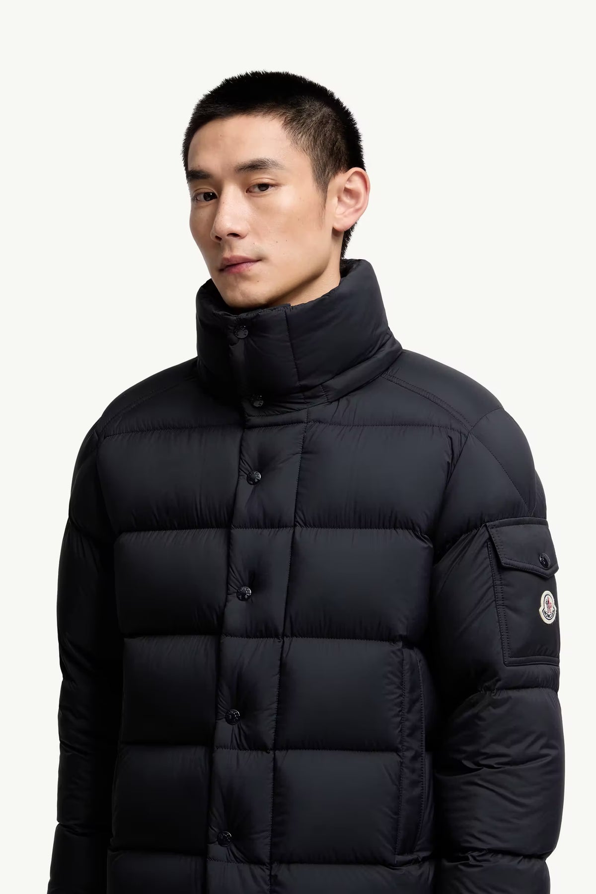 Moncler Maya 70 Hooded Short Down Jacket Mens