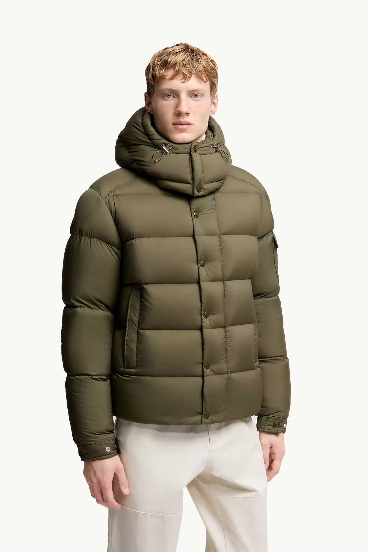 Moncler Maya 70 Hooded Short Down Jacket Mens