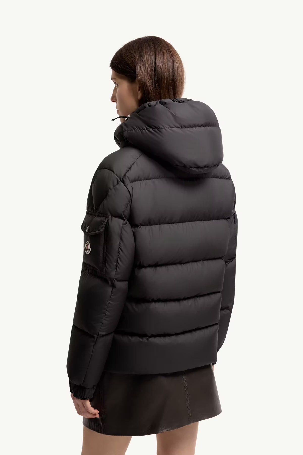 Moncler Maya 70 Hooded Short Down Jacket Womens