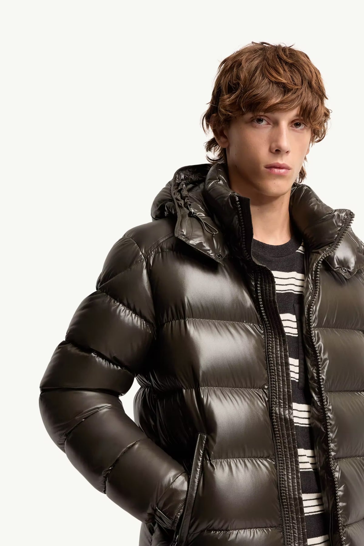 Moncler Maya Hooded Short Down Jacket